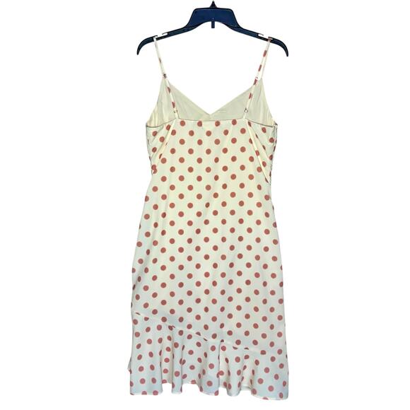 Storia Dress Polka Dot Cinched Ruffle Trim - Picture 5 of 8